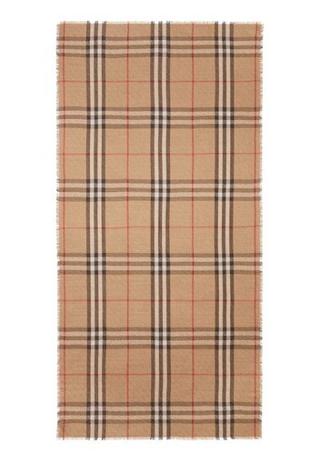 Burberry Vintage Check fine-knit scarf - Toni neutri