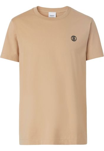 Burberry monogram-motif cotton T-shirt - Toni neutri