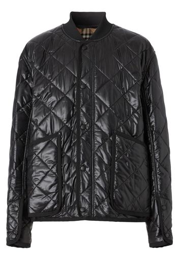 Burberry Bomber trapuntato - Nero