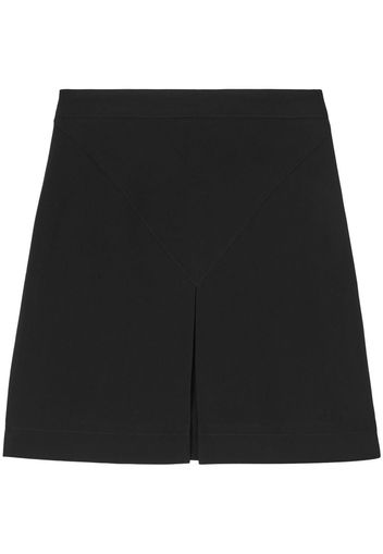 BURBERRY high-waisted A-line skirt - Nero