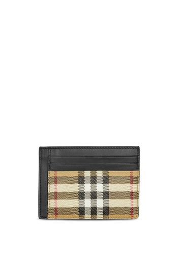 Burberry Vintage Check-print cardholder - Toni neutri