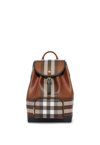 Burberry Zaino a quadri - Marrone