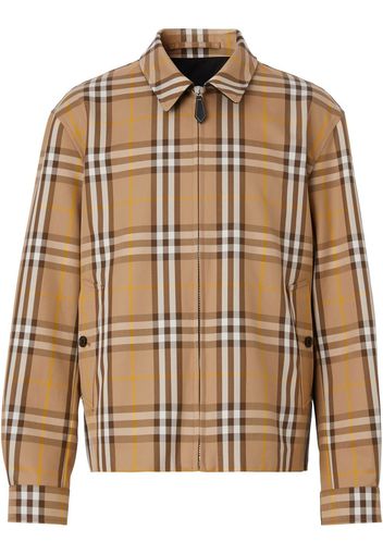 Burberry Giacca reversibile con zip - Marrone