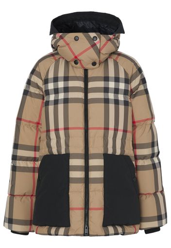 Burberry Piumino con motivo Vintage Check - Marrone