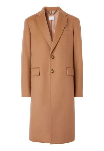 Burberry Cappotto monopetto con revers a lancia - Toni neutri