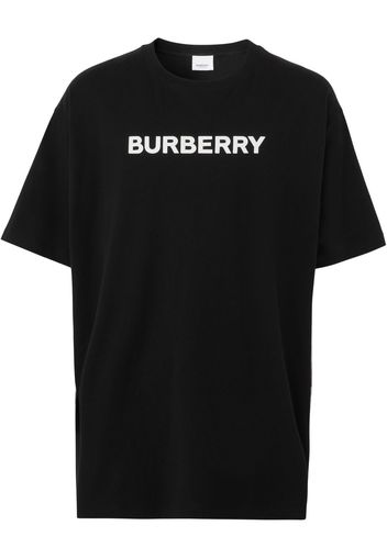 Burberry T-shirt con stampa - Nero