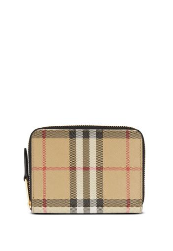 Burberry Vintage Check zipped wallet - Toni neutri