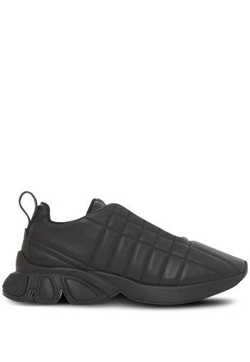 Burberry quilted leather low-top sneakers - Nero