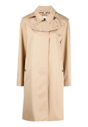 Burberry Stansted hooded trench coat - Toni neutri