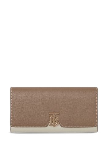 Burberry monogram two-tone continental wallet - Toni neutri