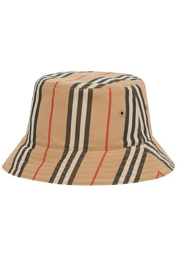 Burberry Cappello bucket Icon Stripe - ARCHIVE BEIGE/BLCK S