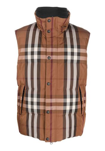 Burberry Vintage-Check padded gilet - Marrone