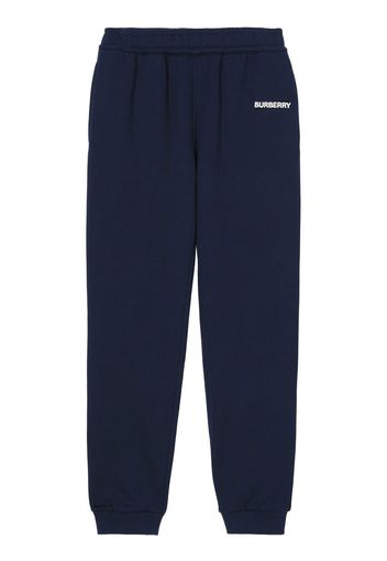 Burberry Pantaloni sportivi con stampa - Blu