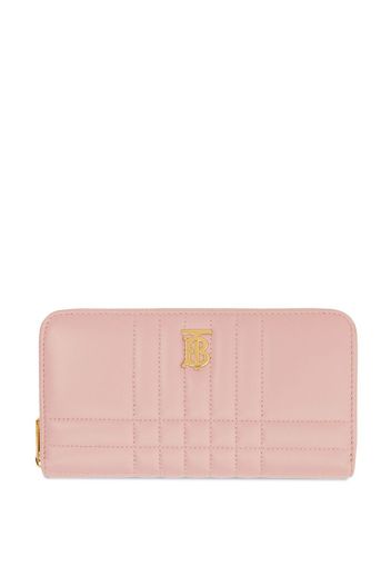 Burberry Lola quilted leather wallet - Rosa