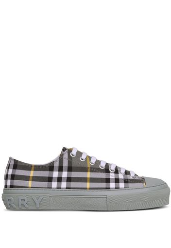 Burberry Vintage Check flatform sneakers - Grigio