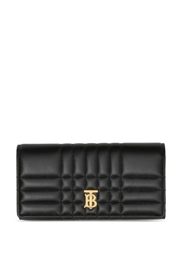 Burberry Lola quilted leather wallet - Nero