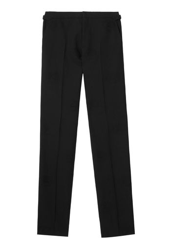 Burberry Equestrian Knight-motif tailored trousers - Nero