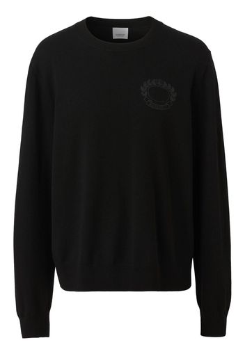 Burberry Oak Leaf Crest wool jumper - Nero