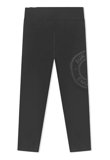 Burberry Kids logo-print leggings - Nero