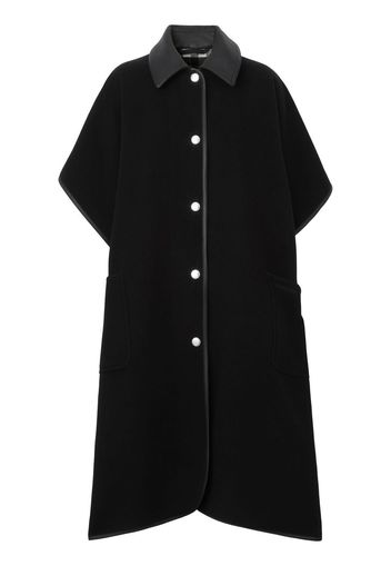 Burberry Cappotto reversibile a quadri - Nero