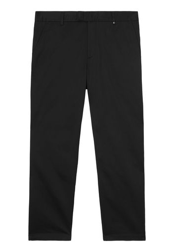 Burberry slim-cut monogram-motif chinos - Nero