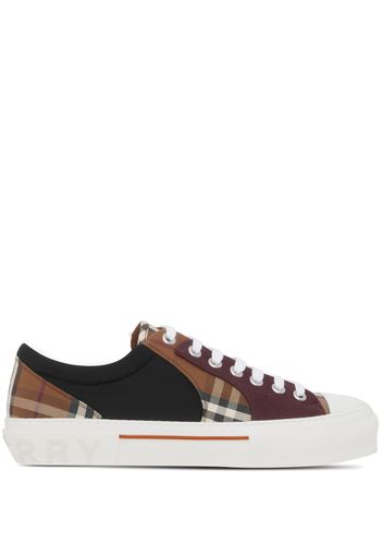 Burberry Vintage Check patchwork sneakers - Marrone
