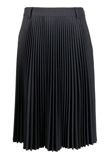 Burberry pleated midi skirt - Grigio