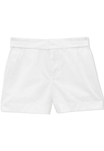 Burberry Kids Shorts con applicazione Horseferry - Bianco