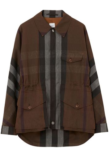 Burberry Giacca a quadri - Marrone