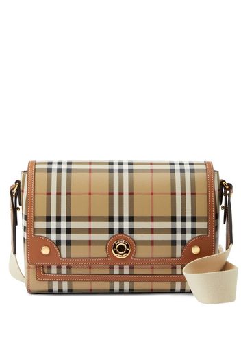 Burberry Borsa a tracolla con motivo tartan - Marrone