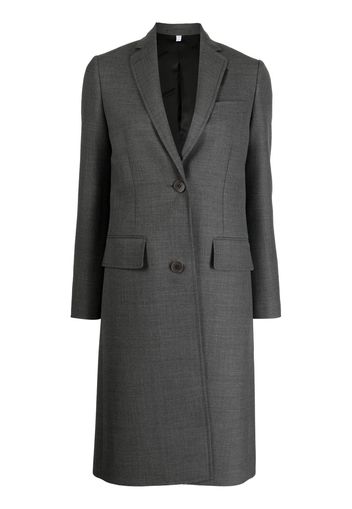 Burberry tailored single-breasted coat - Grigio