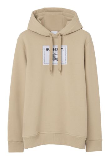 Burberry Prosrum cotton hoodie - Toni neutri