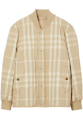 Burberry checked quilted jacket - Toni neutri