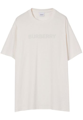 Burberry Logo Print Cotton Jersey T-shirt - Bianco