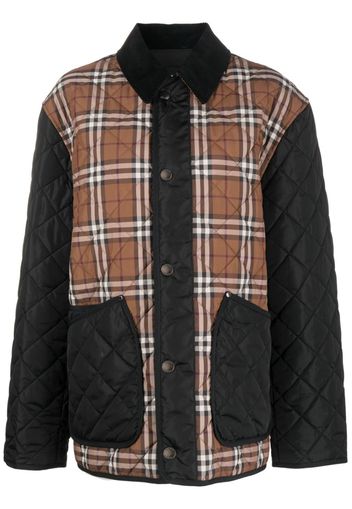 Burberry Giacca-camicia Vintage Check - Nero