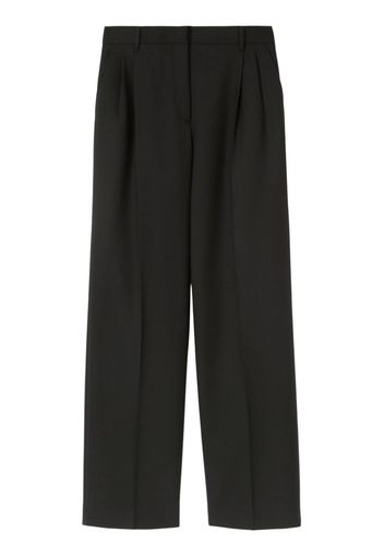 Burberry Pantaloni a gamba ampia - BLACK