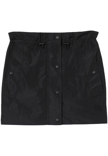 Burberry high-waisted button-up skirt - BLACK