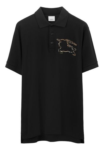 Burberry Polo con stampa - BLACK