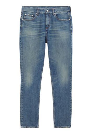 Burberry Jeans slim Japanese a vita media - Blu
