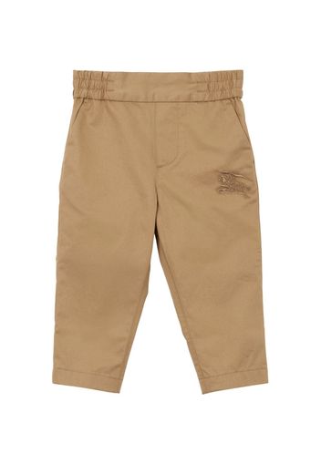 Burberry Kids EKD Motif Cotton Twill Chinos - ARCHIVE BEIGE