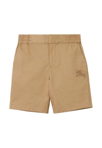 Burberry Kids EKD Motif Cotton Twill Chino Shorts - ARCHIVE BEIGE