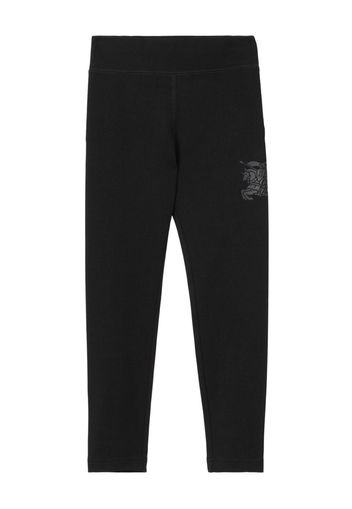 Burberry Kids logo-print elasticated-waistband leggings - Nero