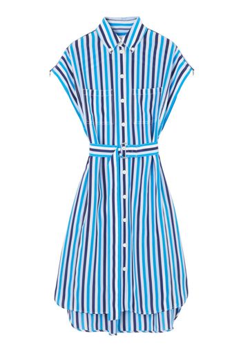 Burberry striped silk shirtdress - Blu