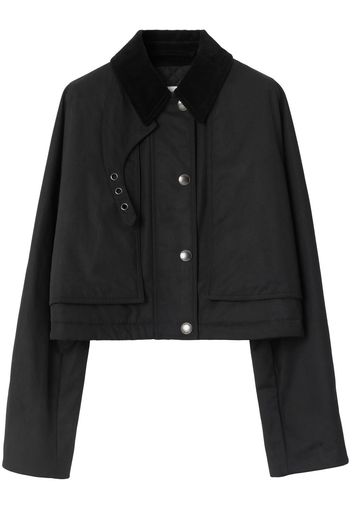 Burberry Giacca crop trapuntata - Nero