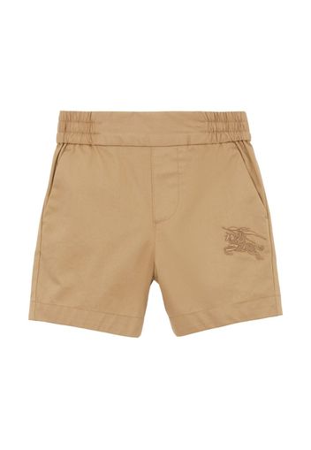 Burberry Kids EKD Motif Cotton Twill Chino Shorts - ARCHIVE BEIGE