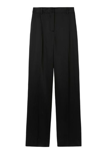 Burberry Pantaloni svasati con pieghe - Nero