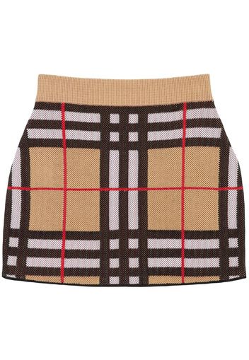 Burberry Vintage Check straight skirt - Toni neutri