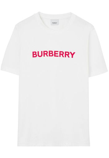 Burberry logo-print cotton T-shirt - Bianco