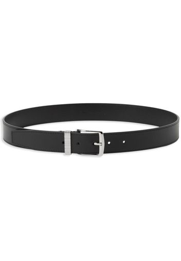 Burberry engraved-logo leather belt - Nero