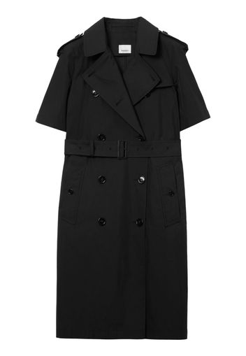 Burberry short-sleeved belted trenchcoat dress - Nero